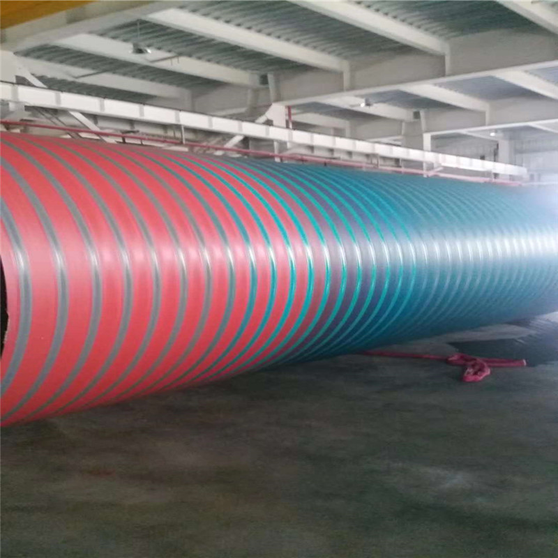 สายการอัดรีดท่อเกลียวผนังคู่ HDPE