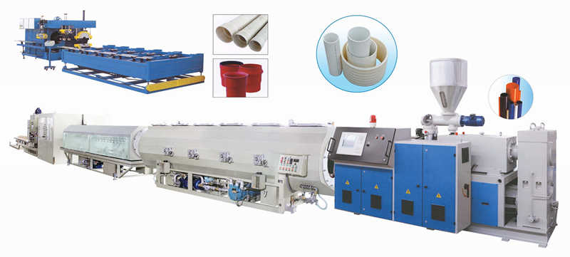 PVC เส้นผ่าศูนย์กลางขนาดใหญ่ท่อผลิตท่อ Drianage